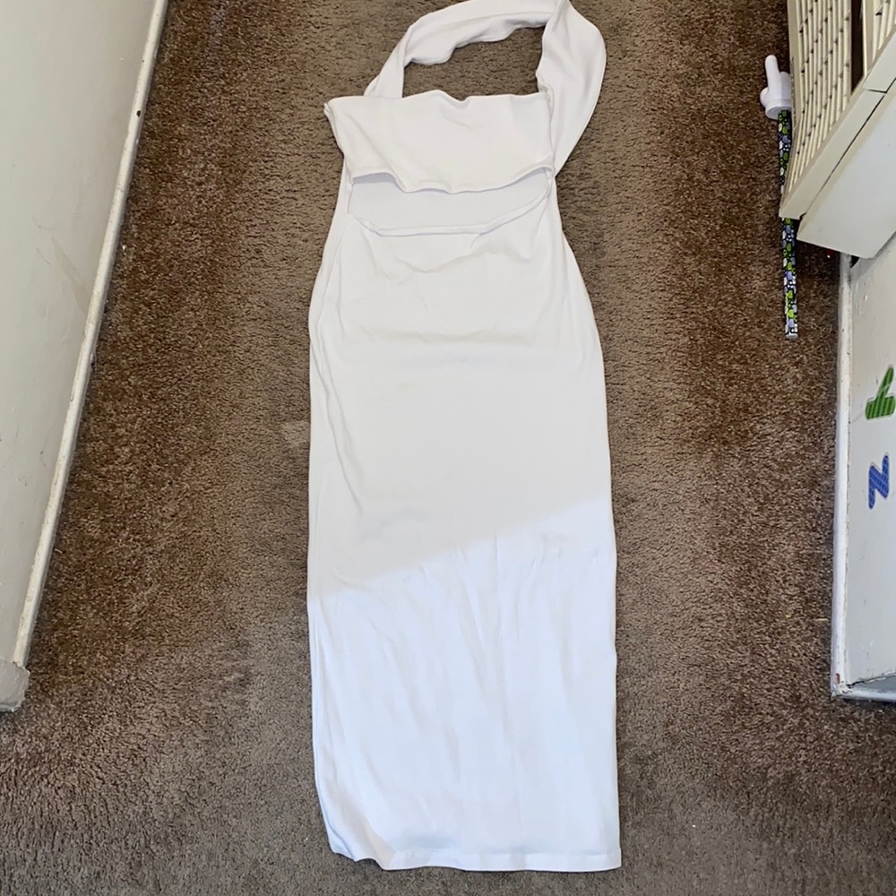 WHITE COCKTAIL DRESS